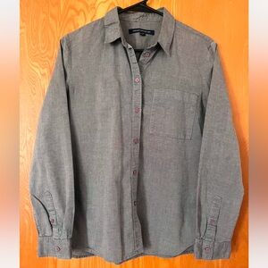 French Connection Charcoal Button Down Shirt
